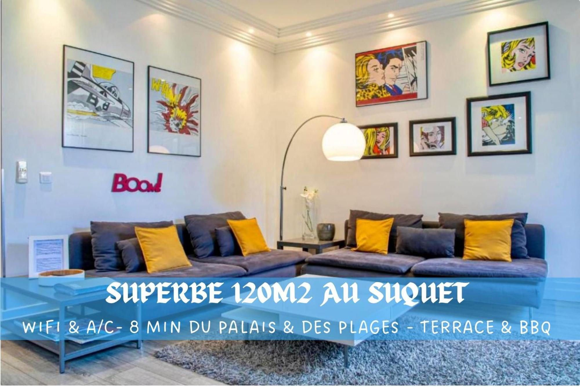 Superbe 120M2 Au Suquet - Property With Style Cannes Exterior foto
